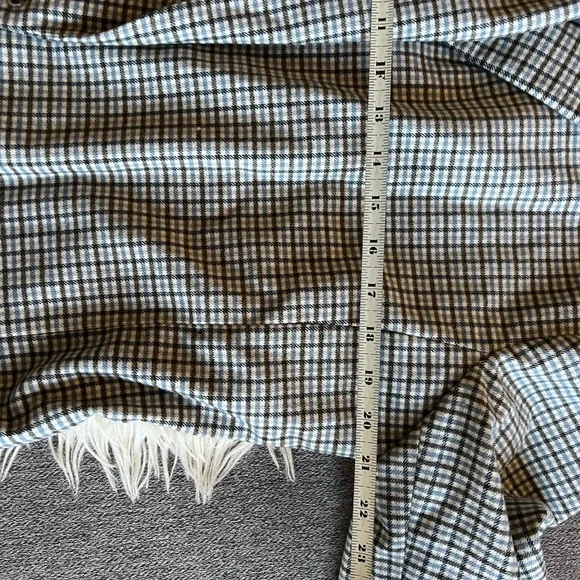 Target A New Day AND oversized heavyweight Blue plaid Blazer Jacket XXL - Picture 3 of 7